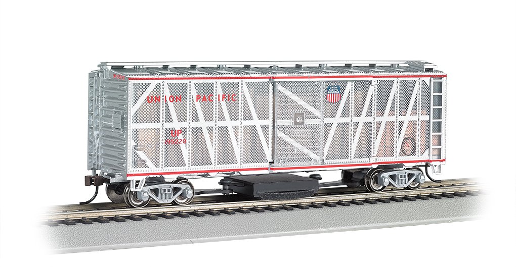 Bachmann Industries Track Cleaning 40' Box Ho Scale Union Pacific Damage Control Car