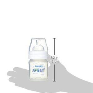 Philips AVENT Anti-Colic Baby Bottles Clear, 4 Oz