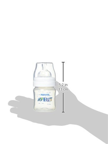 Philips AVENT Anti-Colic Baby Bottles Clear, 4 Oz