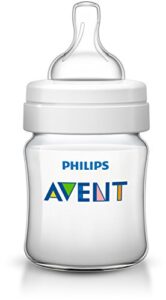 philips avent anti-colic baby bottles clear, 4 oz