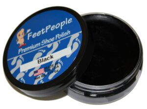 feetpeople shoe polish, 1.625 oz, black