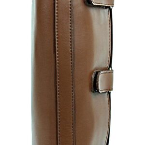 Hispar Women Ladies Spirit Polo Players Boots Tall Knee High Leather Equestrian - Tan 9 Plus Calf