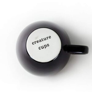creature cups Dragon Ceramic Cup (11 Ounce, Black) - Hidden Animal Inside - Holiday and Birthday Gift for Coffee & Tea Lovers