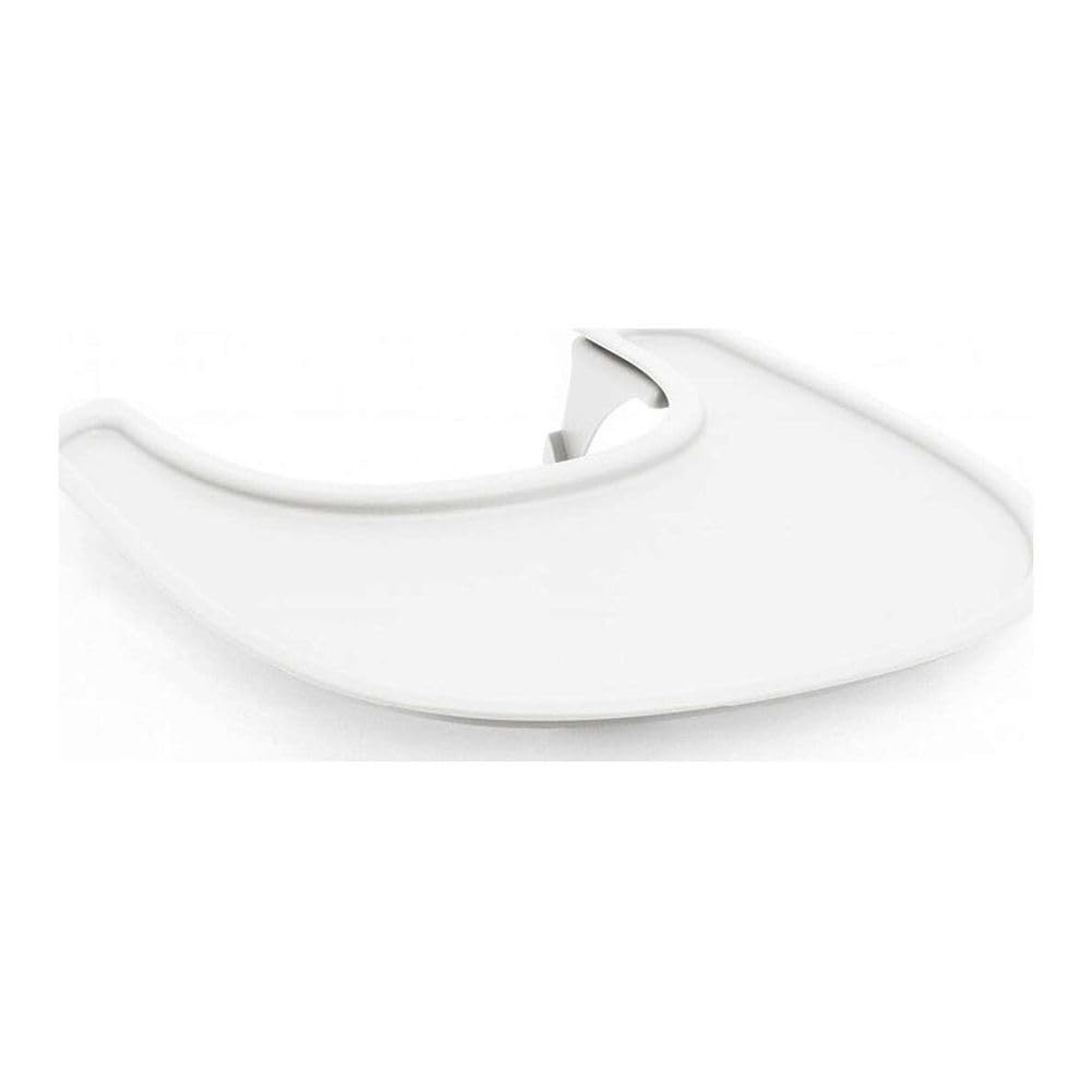 Stokke Tray for Nomi, White - Easily Mounts on Stokke Nomi Baby Set - Dishwasher-Safe, Food-Grade Plastic