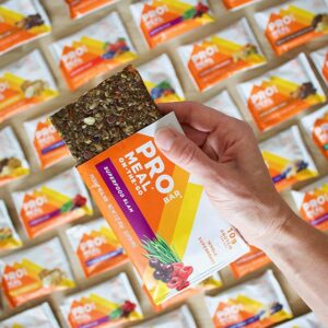 PROBAR - Meal Bar 12 Flavor Variety Pack - Natural Energy, Non-GMO, Gluten-Free, Plant-Based Whole Food Ingredients, 3 Ounce (Pack of 12) - Flavors May Vary