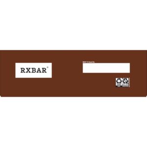RXBAR Protein Bars, Protein Snack, Snack Bars, Peanut Butter Chocolate, 22oz Box (12 Bars)
