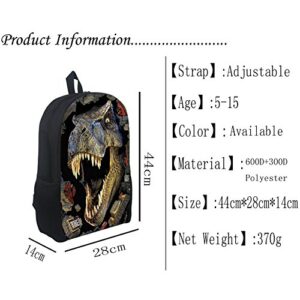 JeremySport Dinosaur School Bag Rucksack Backpack