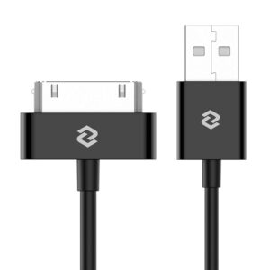jetech usb sync and charging cable compatible iphone 4/4s, iphone 3g/3gs, ipad 1/2/3, ipod, 3.3 feet (black)