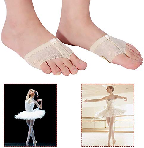 Dance Foot Thongs,Thong Toe Paws,Lyrical Shoes Lyrical Ballet Belly Dance Foot Thongs Dance Paw Pad Shoes Half Sole (XL)