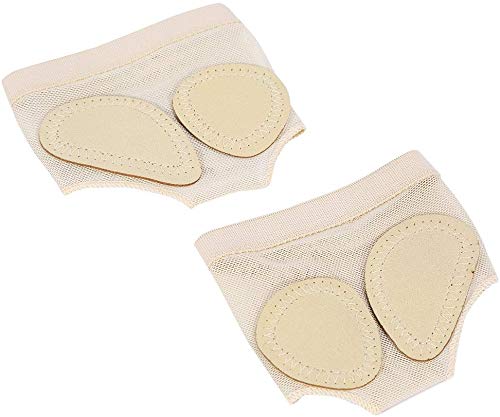 Dance Foot Thongs,Thong Toe Paws,Lyrical Shoes Lyrical Ballet Belly Dance Foot Thongs Dance Paw Pad Shoes Half Sole (XL)