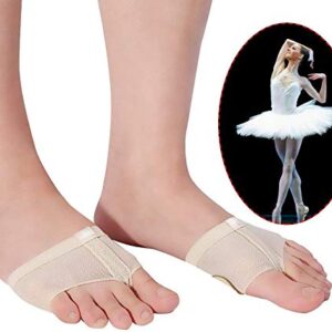 Dance Foot Thongs,Thong Toe Paws,Lyrical Shoes Lyrical Ballet Belly Dance Foot Thongs Dance Paw Pad Shoes Half Sole (XL)