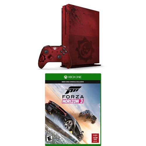 Xbox One S 2TB Console - Gears of War 4 Limited Edition Bundle + Forza Horizon 3 Game