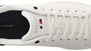 Tommy Hilfiger Men's Liston Sneaker, White/Navy 185, 9.5M