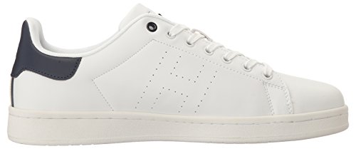 Tommy Hilfiger Men's Liston Sneaker, White/Navy 185, 9.5M