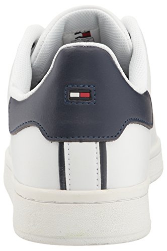 Tommy Hilfiger Men's Liston Sneaker, White/Navy 185, 9.5M