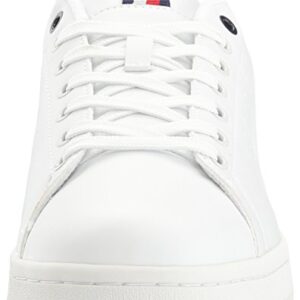 Tommy Hilfiger Men's Liston Sneaker, White/Navy 185, 9.5M