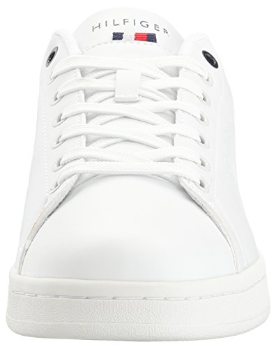 Tommy Hilfiger Men's Liston Sneaker, White/Navy 185, 9.5M