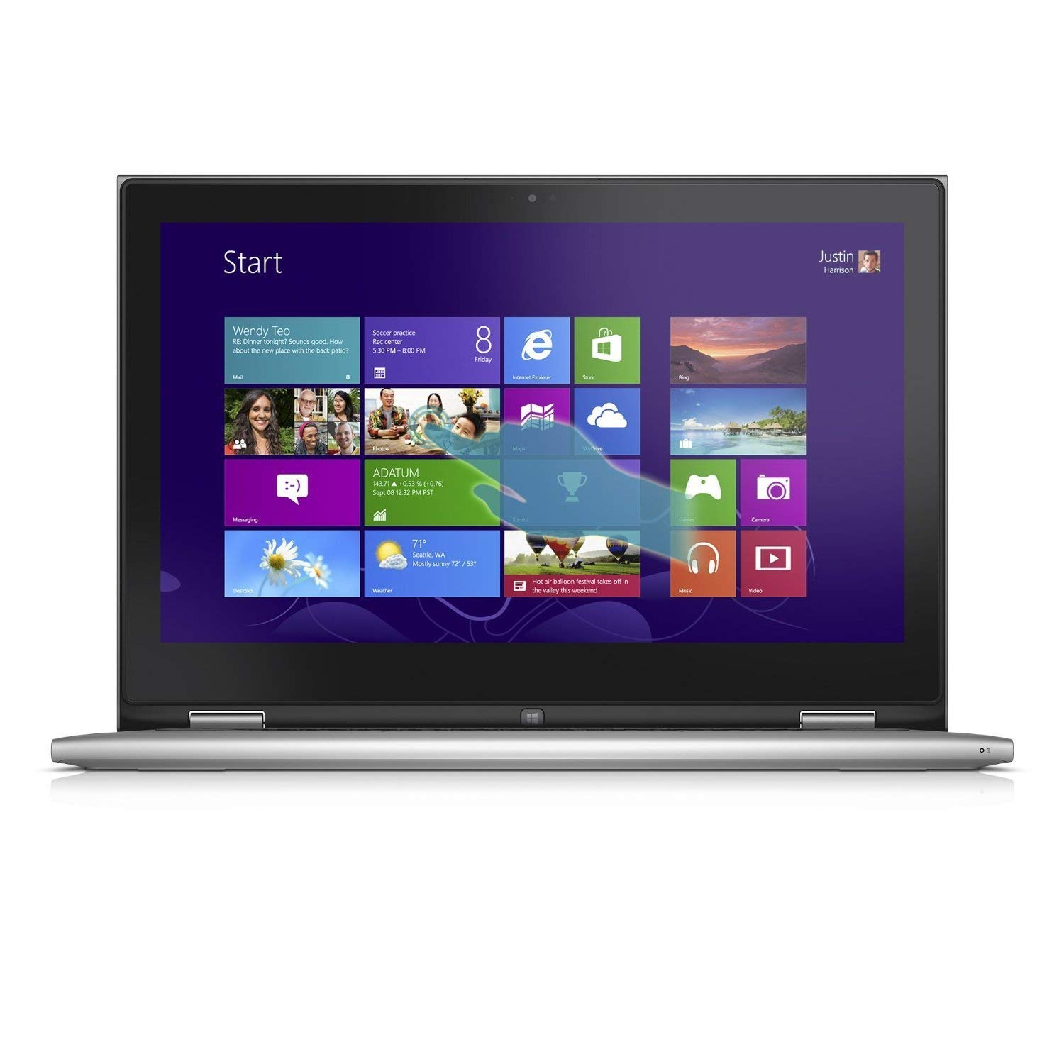 DELL Flagship Inspiron 2-in-1 13.3" Touch-Screen Laptop - Intel Core i5 -7200U - 8GB Memory - 256GB Solid State Drive - Gray