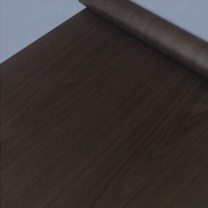 yifely dark brown wood grain shelf liner self-adhesive nightstand cover door sticker 17.7 inch by 13 feet