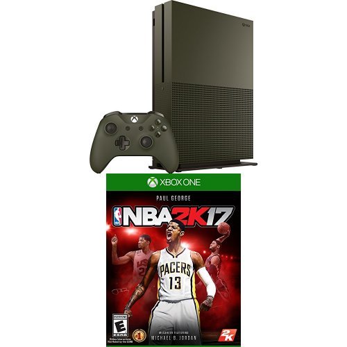 Xbox One S 1TB Console – Battlefield 1 Special Edition Bundle + NBA 2K17 Game