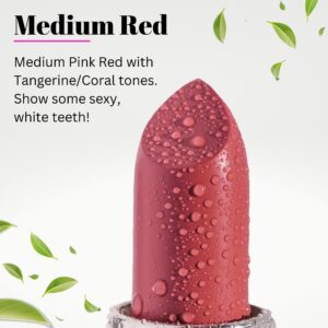 Fifth & Skin BOTANICAL Lipstick (POMEGRANATE) | Vegan | Natural | Organic | Certified Cruelty Free | Paraben Free | Petroleum Free | Healthy | Moisturizing | Vibrant Color that's Good for your Lips!