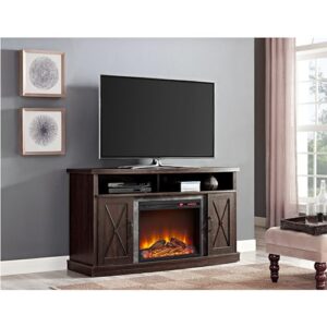 Ameriwood Home Barrow Creek Electric Fireplace TV Stand for TVs up to 60", Espre