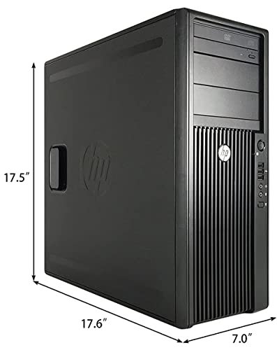 HP Z420 Workstation, Quad Core Xeon CPU upto 3.8GHz CPU, 16GB DDR3 RAM, New 240GB SSD & New 1TB HDD, Windows 10 Pro, USB 3.0, Nvidia Quadro 2000 1GB Video Card, WiFi (Renewed)