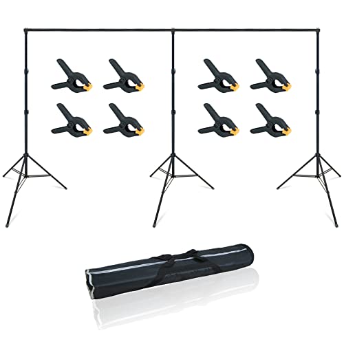 LINCO Backdrop Stand for Parties 9×20 ft Heavy Duty Photography Video Studio Background Kit 4166 for Wedding Parties Photo Shooting