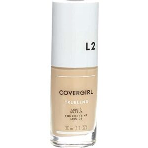 covergirl trublend classic ivory l2 liquid makeup -- 2 per case.
