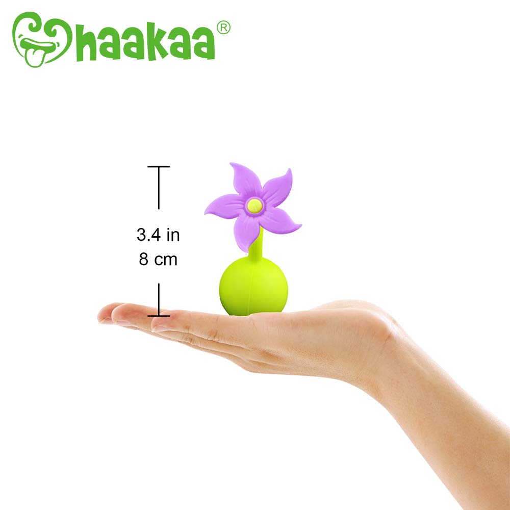 haakaa Silicone Breast Pump Stopper 1 pk (Purple)