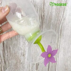 haakaa Silicone Breast Pump Stopper 1 pk (Purple)