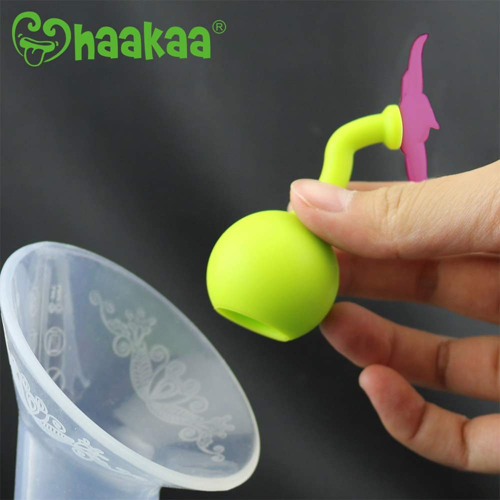 haakaa Silicone Breast Pump Stopper 1 pk (Purple)