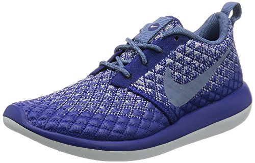 NIKE W Roshe Two Flyknit 365 Women's Sneaker Blue 861706 400, Size: 7.5 US