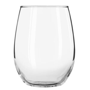 libbey 213 stemless 15 ounce wine glass - 12 / cs