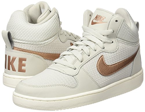 NIKE Women's Sneaker Fitness Shoes, White Light Bone Metallic Red Bronze Sail, 9