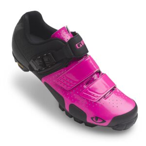 giro sica vr70 womens mountain cycling shoe − 36, bright pink/black (2017)