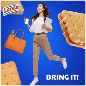 Lance Sandwich Cookies, Nekot Peanut Butter, 8 Individually Wrapped Packs, 6 Sandwiches Each