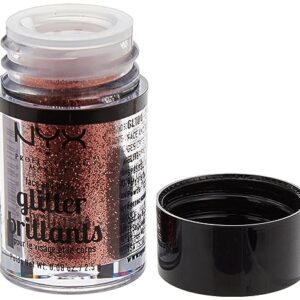 NYX Nyx professional makeup face & body glitter, copper, 0.08 ounce