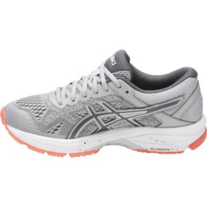 ASICS Women's Womens GT-1000 6 Athletic Shoe, Mid Grey/Carbon/Flash ...