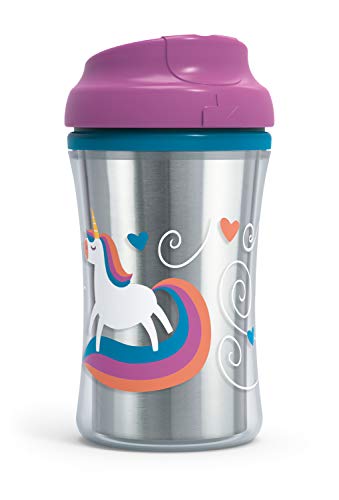 First Essentials by NUK Seal Zone Insulated Cup-Like Rim Sippy Cup, 9 oz, 2 Count (Pack of 1)
