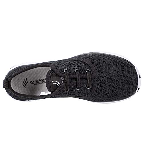 ALEADER Women's Stylish Quick Drying Water Shoes Black 9 D(M) US