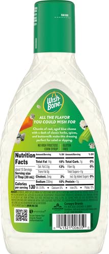 Wish-Bone Chunky Blue Cheese Salad Dressing, 15 FL OZ