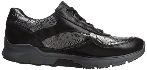 SANO by Mephisto Women's Volodia Walking Shoe,Black Smooth/Light Grey Queen/Dark Grey Ice,6.5 M US