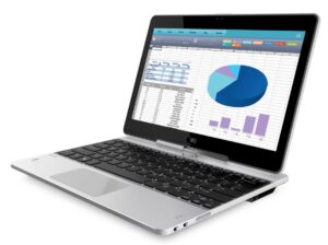 hp elitebook revolve 810 g3 tablet 11.6" convertible notebook, windows, intel core i5 2.3 ghz, 8 gb ram, 256 gb ssd, silver (z2d83ut#aba)