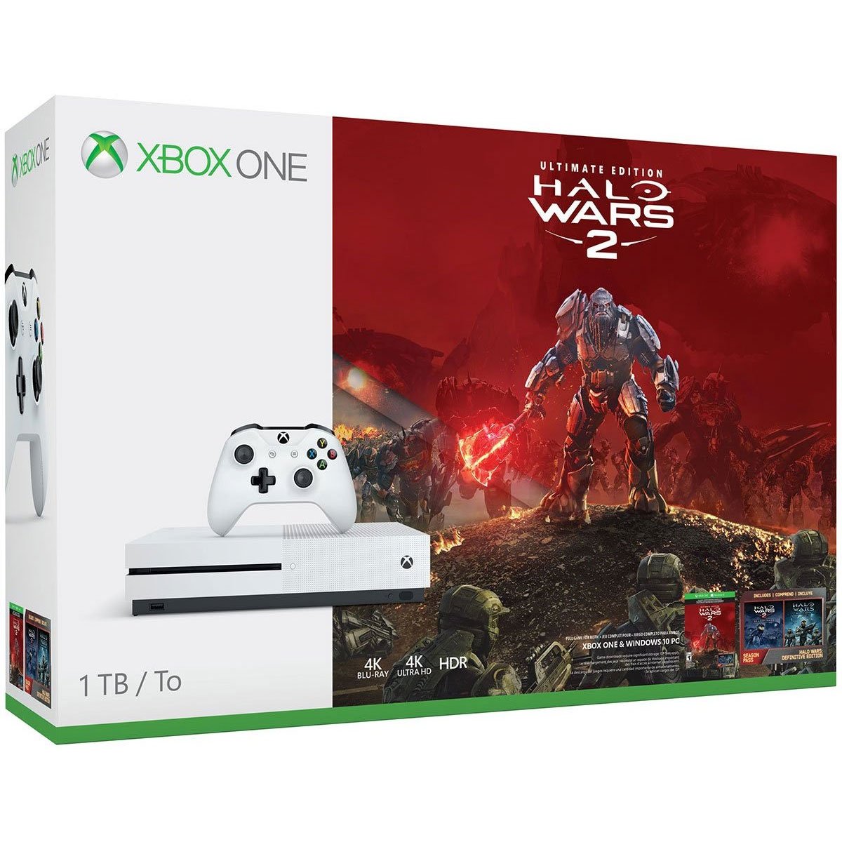 Microsoft Xbox One S 1TB Console - Halo Wars 2 Bundle