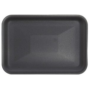 black foam trays - 8 1/4" l x 5 3/4" w x 5/8" h