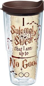 tervis made in usa double walled harry potter i solemnly swear insulated tumbler cup keeps drinks cold & hot, 24oz, classic
