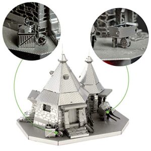 Fascinations Metal Earth Harry Potter Metal Earth Hagrid's Hut 3D Metal Model Kit