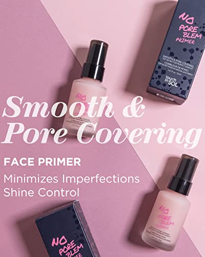 TOUCH IN SOL No Pore Blem Primer, 1.01 fl.oz(30ml) 1 Pack - Face Makeup Primer, Big Pores Perfect Cover, Skin Flawless and Glowing, Instantly Smoothes Lines, Long Lasting Makeup's Staying