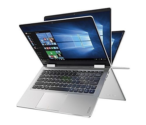 2017 Lenovo Yoga 710 14" 2-in-1 convertible Full HD Touchscreen Laptop PC, 7th Intel I5-7200U Processor, 8GB DDR4 RAM 256GB SSD, 802.11AC, HDMI, Backlit keyboard, Bluetooth, Webcam-Win10 Silver